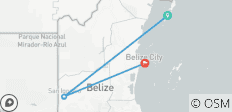 Escorted Belize Group Trip - 3 destinations 