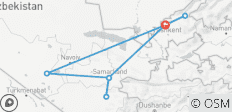  Route of Caravans Tour to Uzbekistan - Private Tour - 8 destinations 
