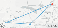  Silk Road Secrets Tour to Uzbekistan - Private Tour - 4 destinations 