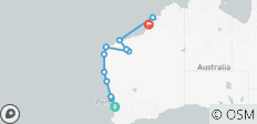  Perth to Broome Safari - 12 destinations 