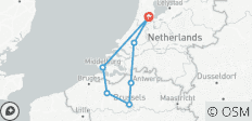  Actieve ontdekkingsreis in Nederland &amp; België – 2025 - 7 bestemmingen 