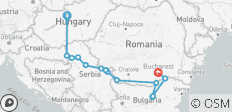  Découverte des Balkans avec 1 nuit à Budapest et 1 nuit à Bucarest (2025) - 14 destinations 