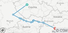  Les rêves du Danube pour les amateurs de vin avec 2 nuits à Prague (en direction de l\'est) 2025 - 13 destinations 