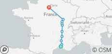  Bourgogne et Provence avec 2 nuits à Paris (en direction du nord) 2025 - 10 destinations 