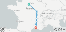  Bourgogne et Provence avec 2 nuits à Paris (en direction du sud) 2025 - 10 destinations 