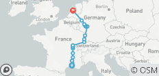  Le Rhin et le Rhône dévoilés (en direction du nord) 2025 - 17 destinations 