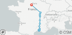  Bourgogne et Provence avec 2 nuits à Paris pour les amateurs de vin (en direction du nord) 2025 - 10 destinations 