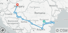  Die Donau von Rumänien nach Budapest mit 1 Nacht in Bukarest - 16 Destinationen 