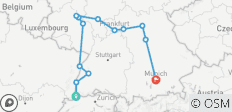  La grandeur de l\'Allemagne avec 2 nuits à Munich pour les amateurs de bière (vers l\'est) 2025 - 13 destinations 