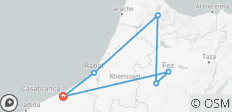  Ciudades marroquíes del norte - 5 días - 6 destinos 