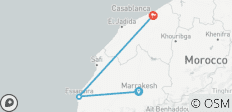  Von Marrakesch nach Casablanca: Agafay-Wüste &amp; Atlantikküste - 6 Tage - 3 Destinationen 