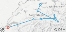  Magical Switzerland (Small Groups, 5 Days) - 9 destinations 