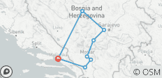  Bosnia 3-day discovery tour from Baska Voda. Visit Bosnian gems: Pocitelj, Blagaj, Mostar, Sarajevo, Travnik. Culture, history, architecture and more! - 8 destinations 