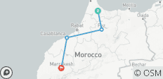  Villes impériales du Maroc - 7 jours - 4 destinations 