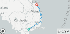  Saigon to Hoi An Bike Tour- E bike - 7 destinations 