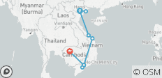  Vietnam and Cambodia 15 days – Group Tour - 13 destinations 