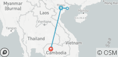  Highlight of North Vietnam and Siem Reap - 8 destinations 