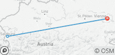  Österreich mit Wien &amp; Salzburg Privatreise - 3 Destinationen 