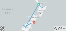  Contraste de la Nouvelle- Zélande - 2025/2026, Début Auckland, Fin Christchurch, 10 Jours - 8 destinations 