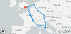  Lo más destacado de Europa (Inicio Londres, Clásico) - 20 destinos 