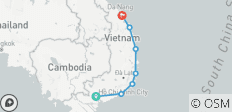  Cyclisme sur la côte vietnamienne 9 jours/ 8 nuits - 7 destinations 