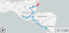  Descubrimiento de Nicaragua a Belice - 13 destinos 