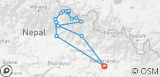  Manaslu Circuit Trek - 16 destinations 