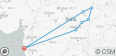  Ultimate Tiger Safari Tour in India with Mumbai - 7 destinations 