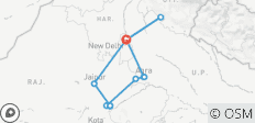  Golden Triangle with Ranthambore and Jim Corbett National Park - 12 destinations 