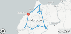  Circuito de 12 días en Marruecos de Casablanca a Casablanca - 18 destinos 