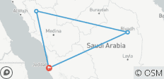  Saudi 6 Days untapped sites with activities - 6 destinations 