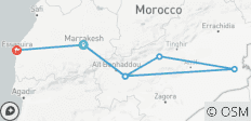  Circuito Privado de 10 Días : Kasbahs y Desiertos de Marruecos - 7 destinos 