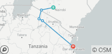  Maravillas clásicas de Kenia, Tanzania y Zanzíbar - 5 destinos 