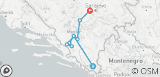  Mittelalterliches Bosnien: malerische Straßen, Festungen, Klöster, osmanische Städte ab Dubrovnik - 6 Tage - 9 Destinationen 