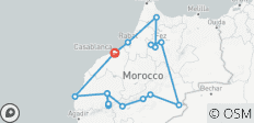  Circuit de 15 jours au Maroc au départ de Casablanca - Les points forts du Maroc - 16 destinations 