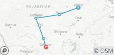  Rajasthan Short Tour - 6 destinations 