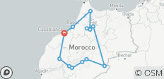  Gran circuito de Marruecos: Casablanca, Chefchaouen, Fez, Marrakech y más - 13 días - 13 destinos 