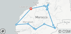  Les villes impériales du Maroc et le désert du Sahara - 13 jours - 15 destinations 