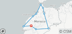  Marokko Highlights: Atlantikküste, Königsstädte &amp; Sahara-Wüste - 13 Tage - 10 Destinationen 