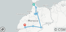  Circuit de printemps au Maroc : Villes, déserts, vallées et roses - 13 jours - 9 destinations 