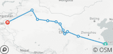  Spectaculaire route de la soie 18D de Shanghai à Kashgar - 11 destinations 