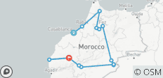  Marokko Grand Rundreise: Städte, Wüste &amp; die Küste - 11 Tage - 14 Destinationen 