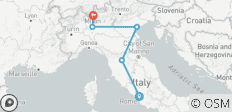  Rome Florence Venice Milan and Lake Como by Rail - 5 destinations 