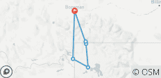  Circuito de 6 días al país de las maravillas Invernal de Yellowstone - 6 destinos 