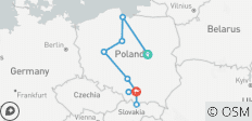  Circuito privado a Polonia personalizado con salida diaria - 10 destinos 