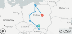  Circuit personnalisé de 12 jours en Pologne, départ quotidien, guide et voiture privés - 10 destinations 