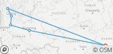  De Guangzhou a la provincia de Yunnan 12 días - 6 destinos 