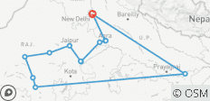  Circuit au Rajasthan avec Agra et Varanasi - 14 destinations 