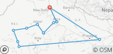 Rajasthan Tour with Agra and Varanasi - 14 destinations 
