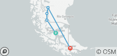  Reis door Patagonië – 10 dagen - 5 bestemmingen 